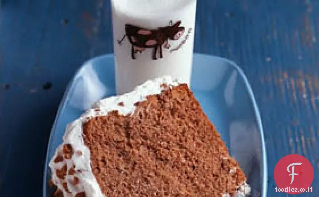 Toffee-sormontato cioccolato angelo cibo torta