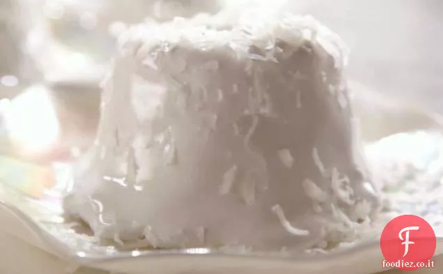 Mini Angelo cibo torte con Marshmallow glassa