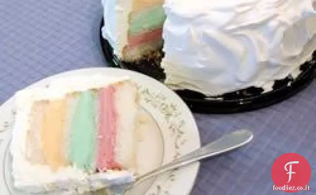 Torta di sorbetto arcobaleno