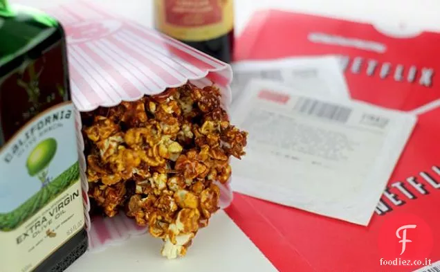 Ricetta di popcorn al caramello balsamico