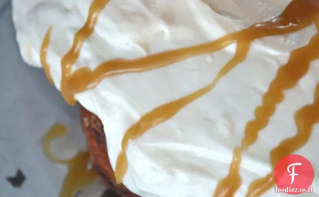 Torta di mele raccolta caramello