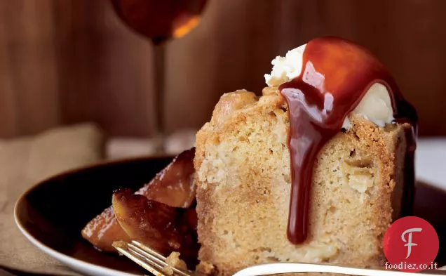 Torta di mele con crosta di caramello
