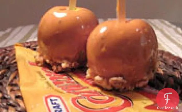Una mela alla settimana: Calvados Mele caramellate con noci salate