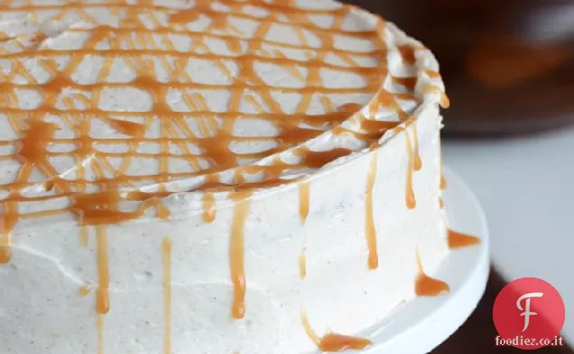 Torta di mele al caramello