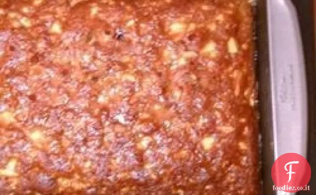 Torta di mele con salsa al limone