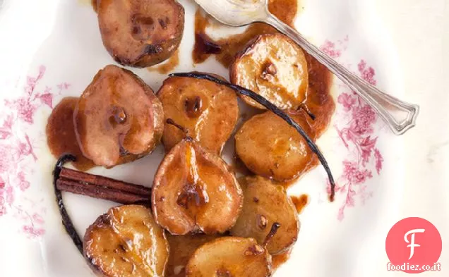 Pere al forno al caramello salato