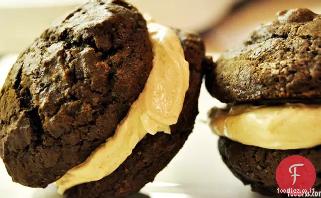 Whoopie Pie con caramello salato Buttercream