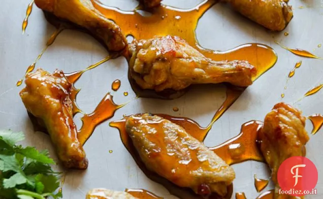 Dolce e aspro caramello ricetta ala di pollo