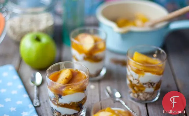 Caramello Mela Muesli Pentole