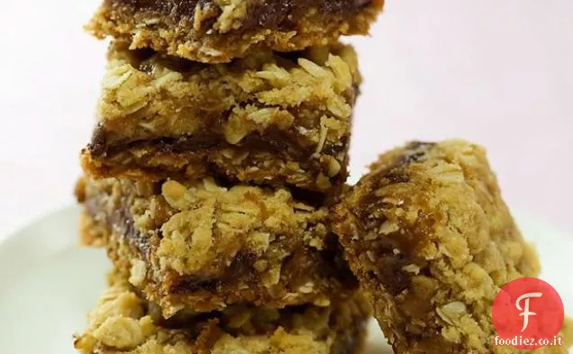 Barrette di cioccolato Caramello Farina d'avena