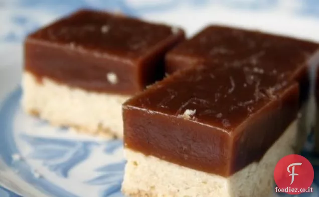Quadrati di caramello salato