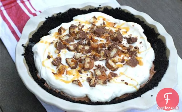 Torta di gelato al caramello Twix