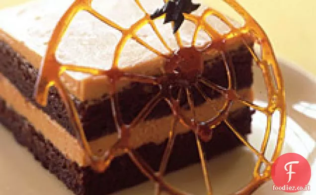 Torta al cioccolato al caramello