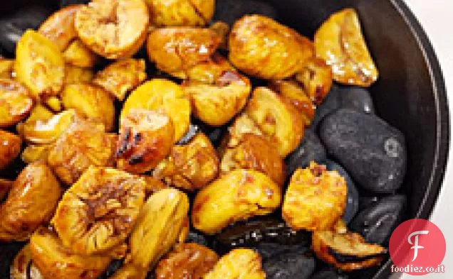 Castagne in caramello di soia