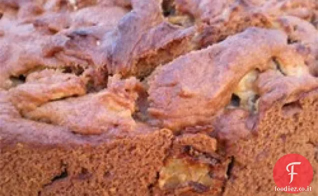 Torta al caffè di mele con salsa di zucchero di canna