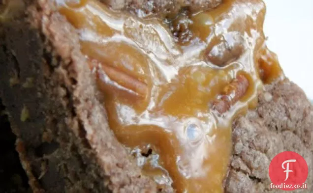 Brownies al caramello