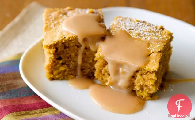 Zucca Caramello salato Blondies