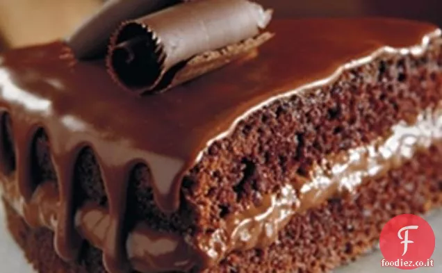 Torta di crema Boston al cioccolato