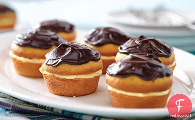 Torta di crema di Boston Minis