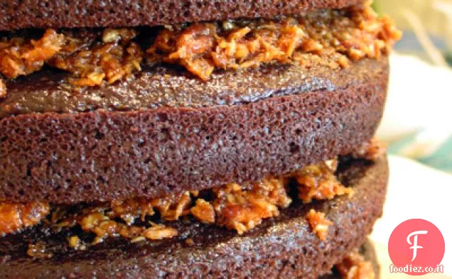 Torta al cioccolato fondente