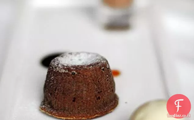 Torta al cioccolato fuso