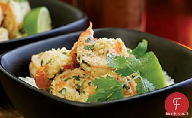 Gamberi speziati indiani