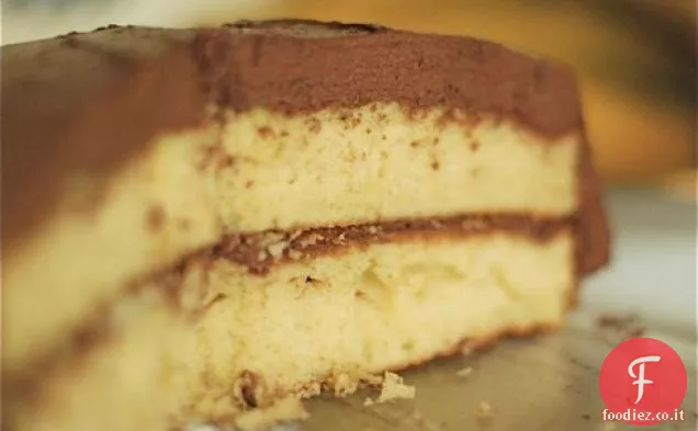 Classica torta gialla al burro rosolata per un amico classico