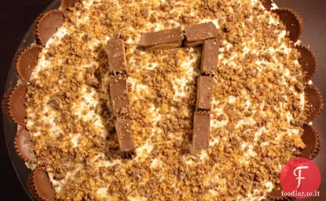 Torta al burro di arachidi al cioccolato