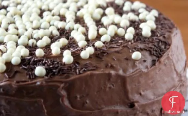 Torta al cioccolato con panna acida