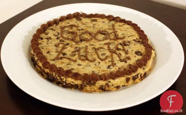 Torta al biscotto con gocce di cioccolato