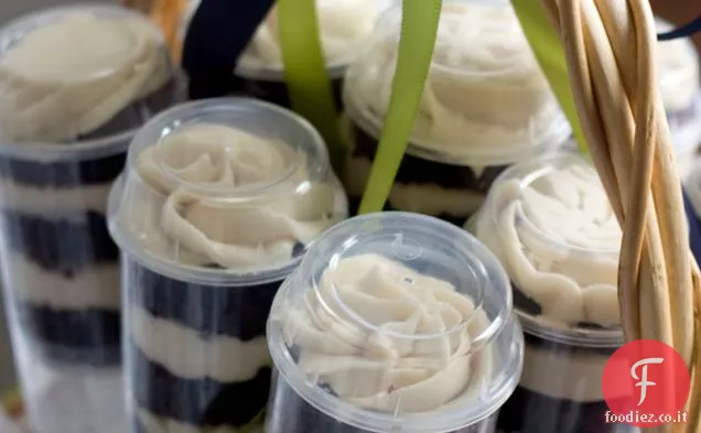 Torta al cioccolato con Kahlua Buttercream Push Pops