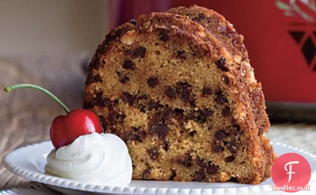 Torta al cioccolato con gocce di cioccolato
