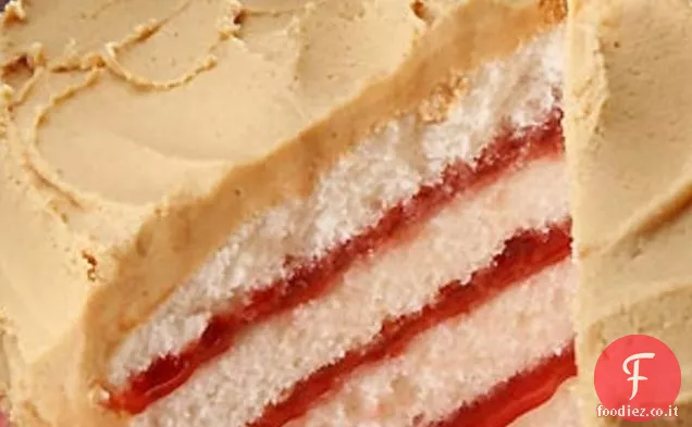 Semplice e veloce burro di arachidi e torta di gelatina