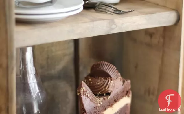 Torta di burro di arachidi Tazza Brownie