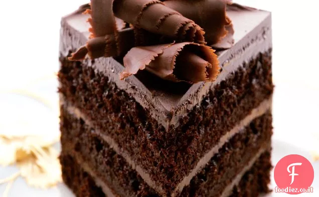 Torta a strati di cioccolato Fudgy