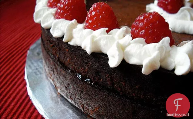 Torta al cioccolato al lampone