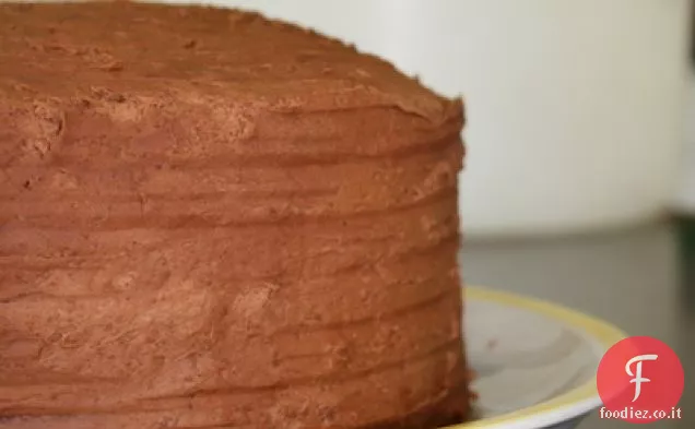 Ricca torta al cioccolato celebrazione