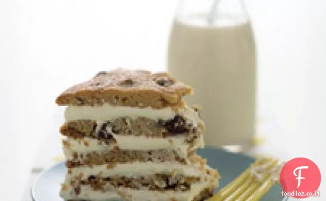Torta di biscotti al cioccolato gigante