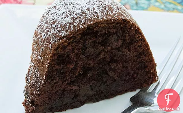 Decadente torta al cioccolato Bundt