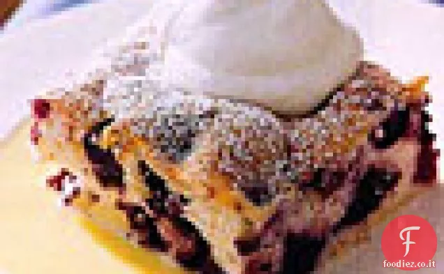 Torta al burro di tre bacche