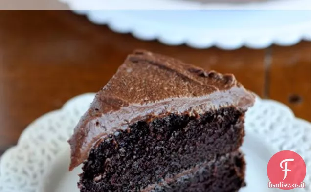 Profonda torta al cioccolato fondente (da Inn Cuisine E Hershey)