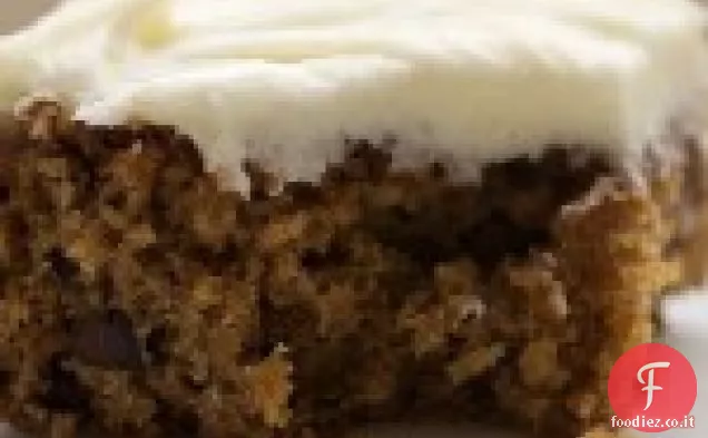 Torta di gocce di cioccolato di farina d'avena