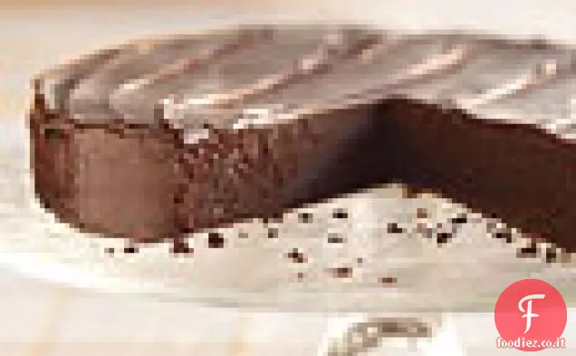 Torta di whisky irlandese al cioccolato agrodolce