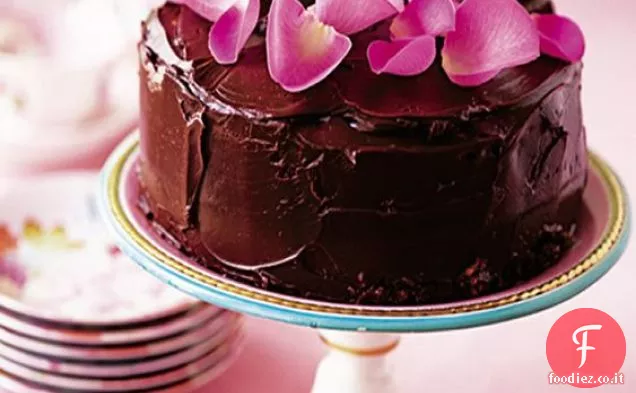 Petalo di rosa torta al cioccolato