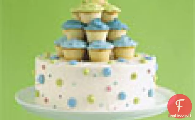 Torta al cioccolato con crema di burro alla vaniglia