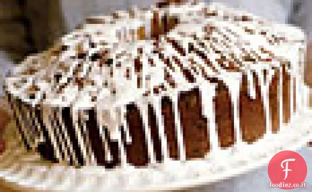 Torta al caffè con gocce di cioccolato