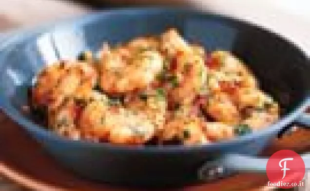 Gamberetti sfrigolanti con aglio (gambas Al Pil Pil)