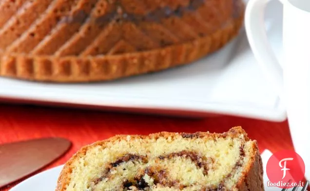 Torta di nutella Swirl Bundt