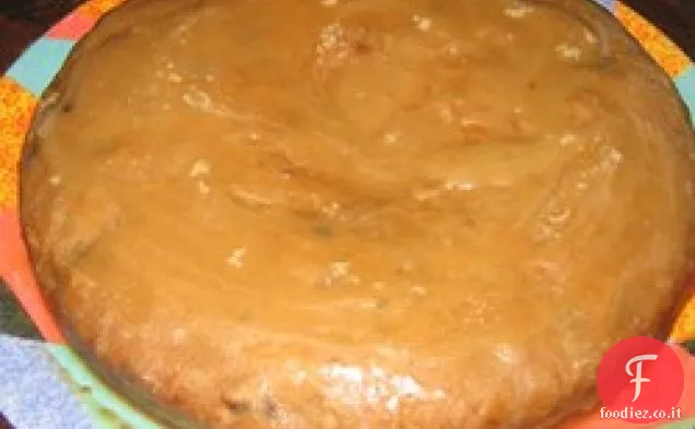 Torta al Rum Mirtillo Salsa di mele