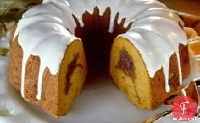 Torta di zucca con panna acida